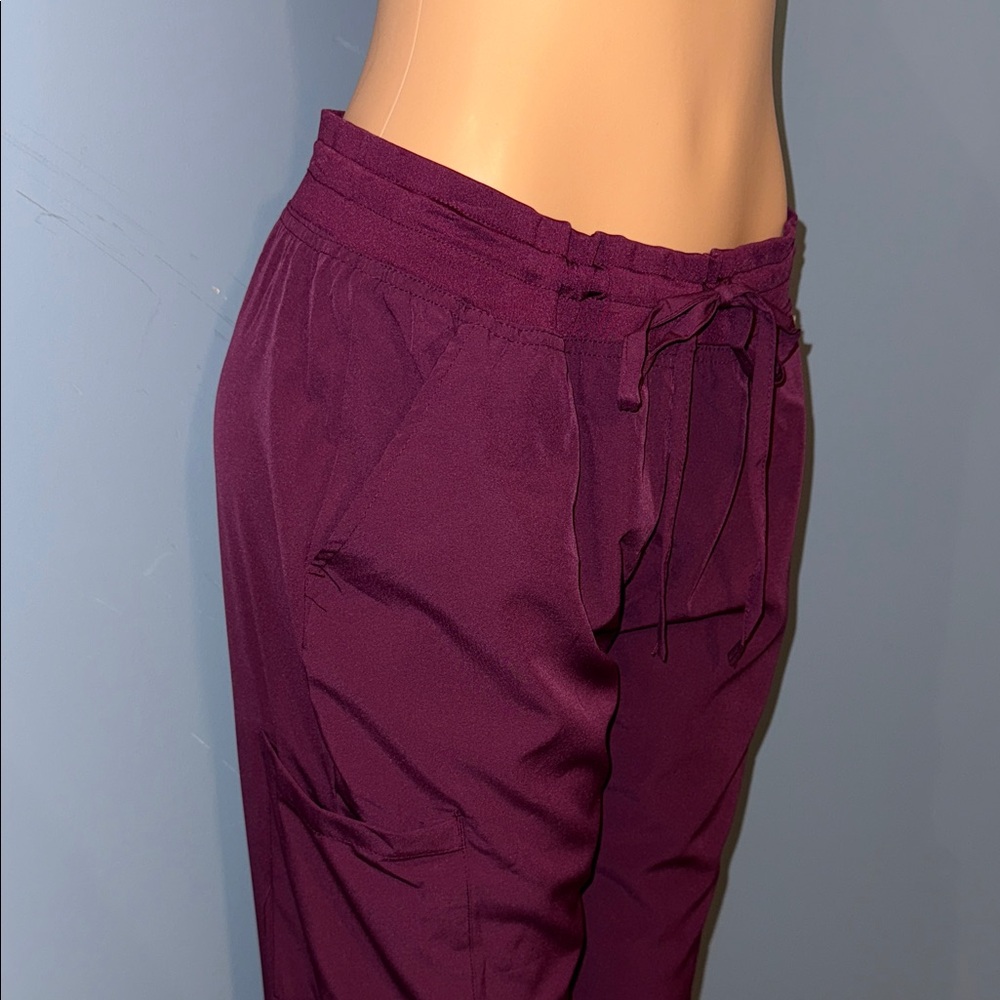 GT Performance Scrub Pants - Wine Colored, Size XL - Picture 4 of 9
